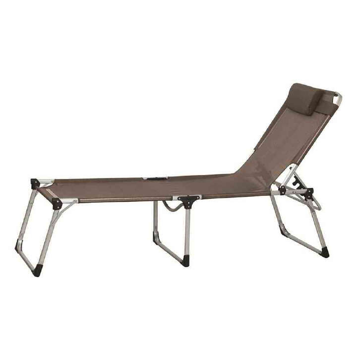 SIENA GARDEN Aluminium Klappliege Sole taupe